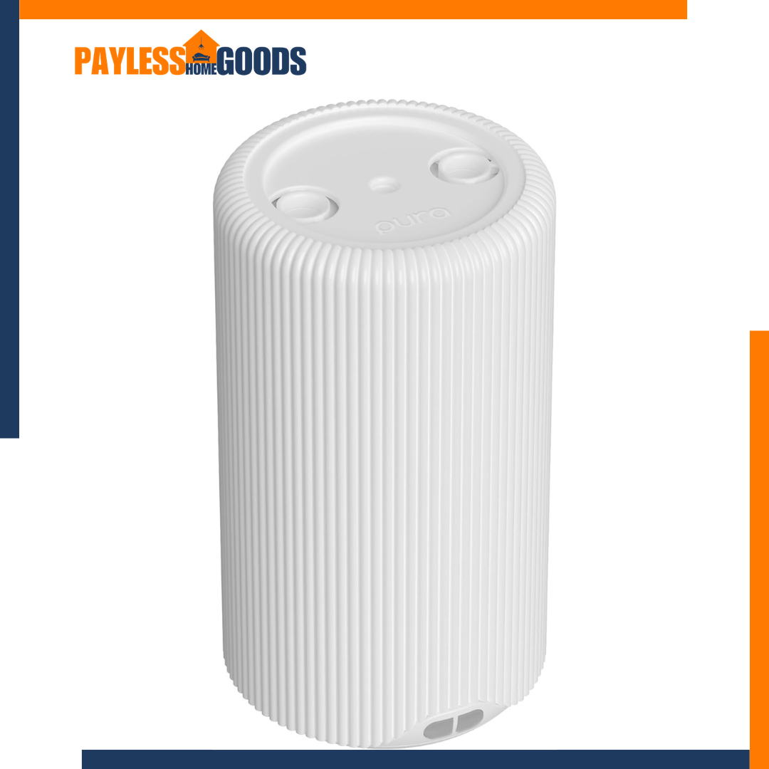 Pura Plus Smart Home Fragrance Diffuser for Large Rooms – WiFi App-Controlled Scent Diffuser with Adjustable Intensity, Scheduling & Timer – White