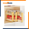 SpaceAid Bamboo Pull-Out Spice Rack Organizer for Cabinet, 3-Drawer Sliding Seasoning Organizer, 2-Tier Kitchen Pantry Storage Rack, 7.6-Inch Wide