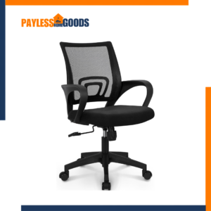 NEO CHAIR Ergonomic Office Computer Chair, Mid-Back Mesh Desk Chair with Lumbar Support, Adjustable Height & Tilt, 360° Swivel, Black