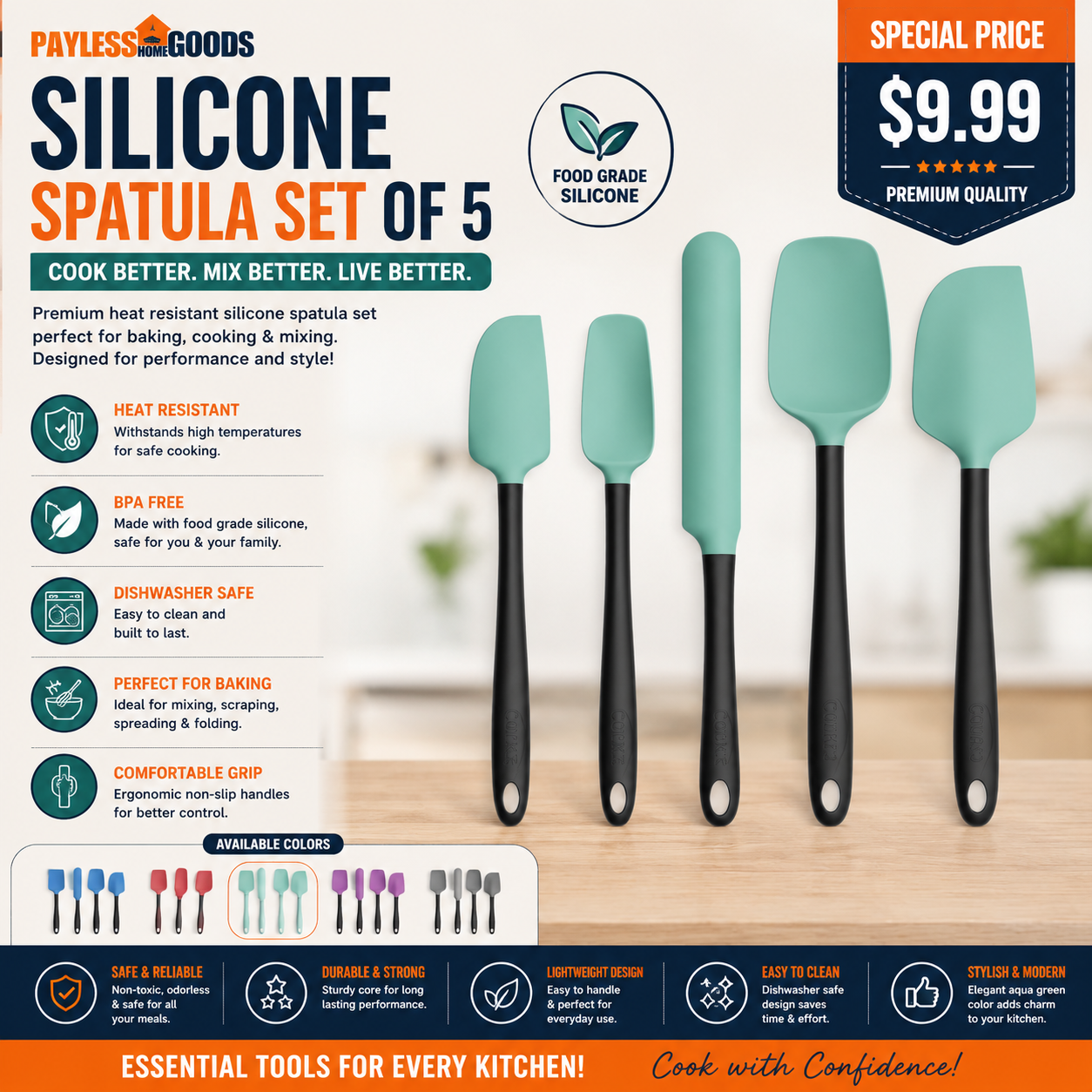 Silicone Spatula Set