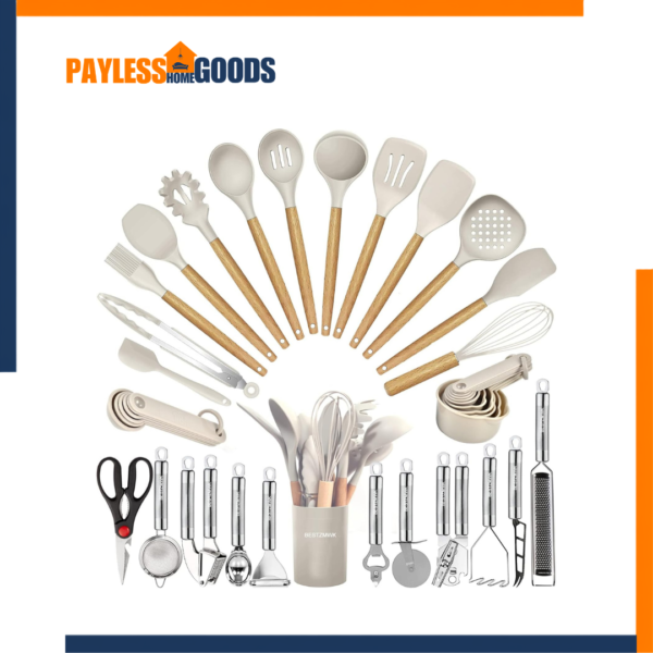 Kitchen Utensils Set 35 PCS Heat-Resistant Food