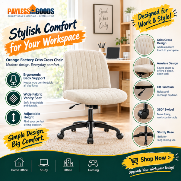 Orange Factory Criss Cross Chair