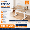 FEZIBO Standing Desk 48 × 24 Inch Electric Height Adjustable