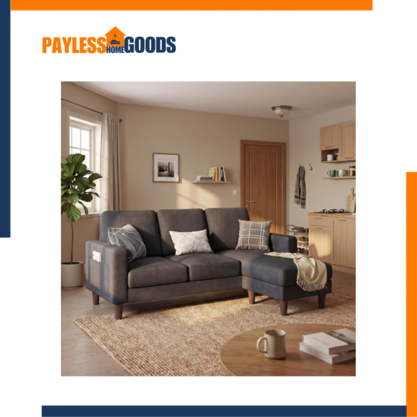 L-shaped sofa for small spaces