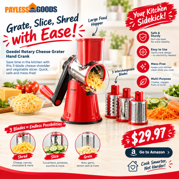 Geedel Rotary Cheese Grater