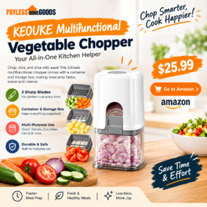 KEOUKE Multifunctional Vegetable Chopper,