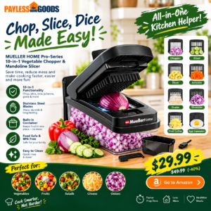 MUELLER HOME Pro-Series 10-in-1 Vegetable Chopper