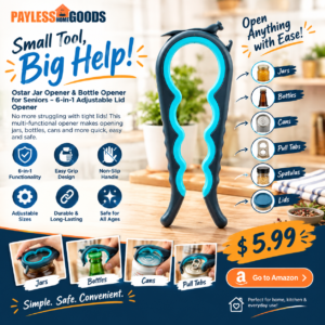 Otstar Jar Opener & Bottle Opener
