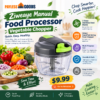Ziweaye Manual Food Processor Vegetable Chopper